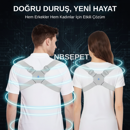 Titreşim Sensörlü Dik Duruş Korsesi